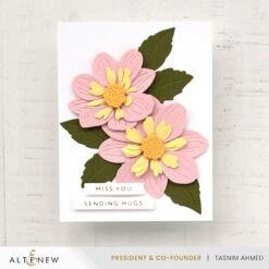 Altenew Craft-A-Flower Dahlia April Heather Dies Alt10292 -Simon Says Stamp Altenew Craft A Flower Dahlia April Heather Dies alt10292 miss you