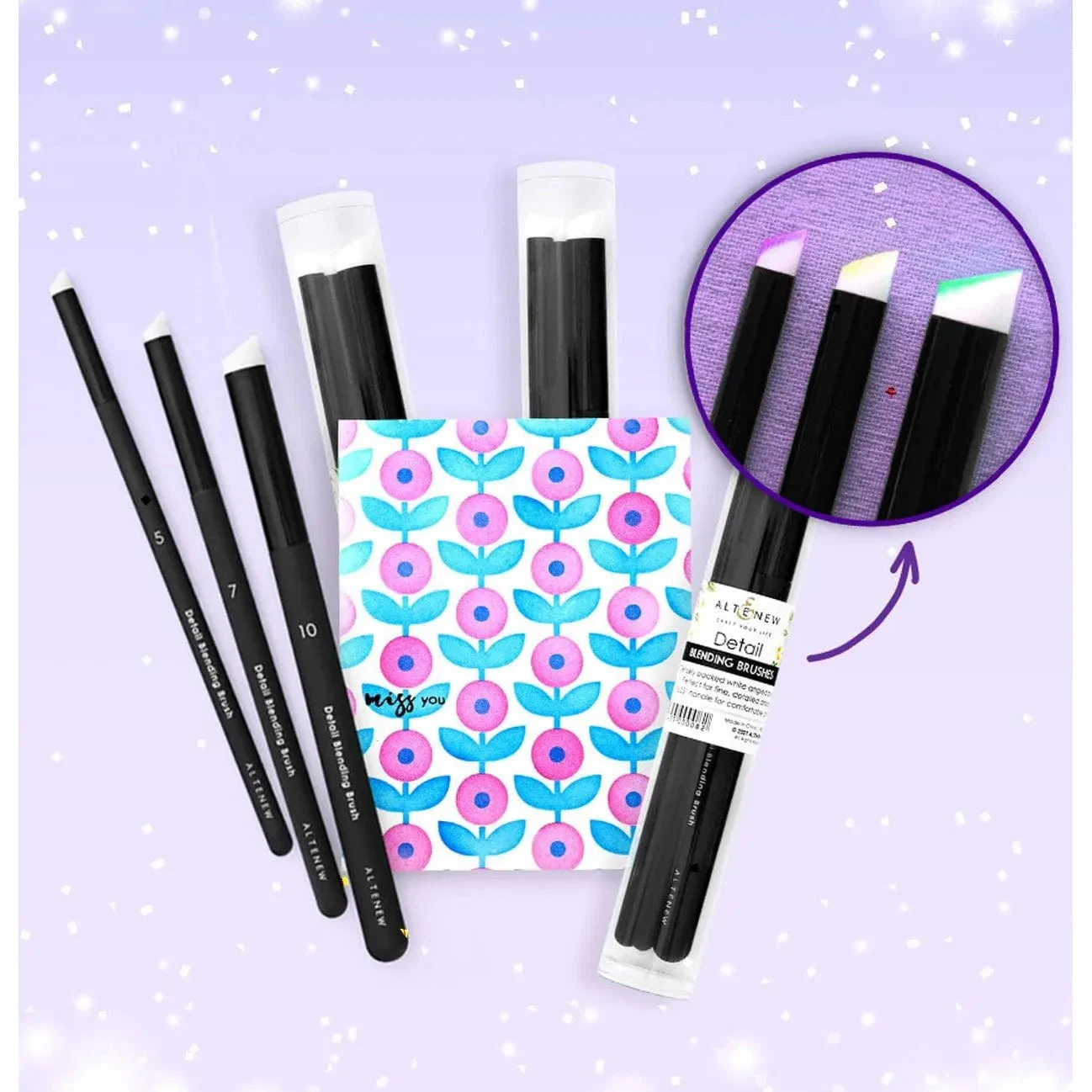 Altenew Detailed Blending Brushes Alt4801 5 Altenew Detailed Blending Brushes Alt4801 - Image 3