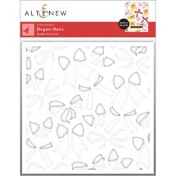 Altenew Elegant Bows Stencil Die And 3D Embossing Folder Set -Simon Says Stamp Altenew Elegant Bows Stencil Die and 3D Embossing Folder Set product image 1