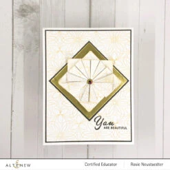 Altenew Enchanted Gold Pigment Ink Pad Alt2654 8 Altenew Enchanted Gold Pigment Ink Pad Alt2654 -Simon Says Stamp Altenew Enchanted Gold Pigment Ink Pad alt2654 art deco