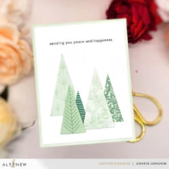 Altenew Festive Triangles Press Plates Alt10916 8 Altenew Festive Triangles Press Plates Alt10916 -Simon Says Stamp Altenew Festive Triangles Press Plates alt10916 green