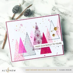 Altenew Festive Triangles Press Plates Alt10916 9 Altenew Festive Triangles Press Plates Alt10916 -Simon Says Stamp Altenew Festive Triangles Press Plates alt10916 pink