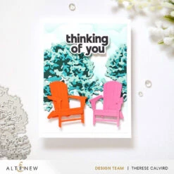 Altenew Fireside Escape Dies Alt10983 -Simon Says Stamp Altenew Fireside Escape Dies alt10983 thinking of you