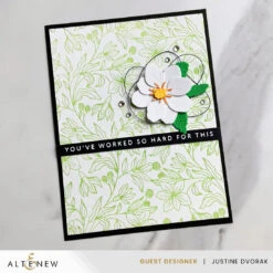 Altenew Floral Serenade Press Plate Alt10790 8 Altenew Floral Serenade Press Plate Alt10790 -Simon Says Stamp Altenew Floral Serenade Press Plate alt10790 congrats