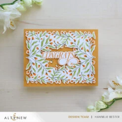 Altenew Flowering Hedge Press Plate And Die Set -Simon Says Stamp Altenew Flowering Hedge Press Plate and Die Set congratulations