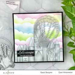 Altenew Geometric Castle 3D Embossing Folder Alt6053* -Simon Says Stamp Altenew Geometric Castle 3D Embossing Folder alt6053 fairytale