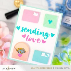 Altenew Haze Blue Wax Beads Alt10517 8 Altenew Haze Blue Wax Beads Alt10517 -Simon Says Stamp Altenew Haze Blue Wax Beads alt10517 sending love