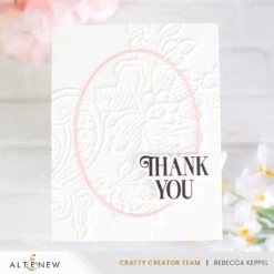Altenew Lace 3D Embossing Folder Alt10806 8 Altenew Lace 3D Embossing Folder Alt10806 -Simon Says Stamp Altenew Lace 3D Embossing Folder alt10806 thank you