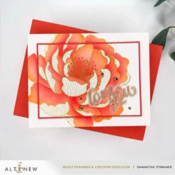 Altenew Magical Peony Press Plate Alt10877 -Simon Says Stamp Altenew Magical Peony Press Plate alt10877 love you