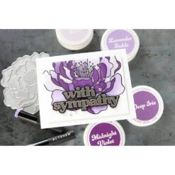 Altenew Magical Peony Press Plate Alt10877 -Simon Says Stamp Altenew Magical Peony Press Plate alt10877 purple