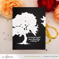 Altenew Majestic Maple Tree Layering Dies Alt10984 -Simon Says Stamp Altenew Majestic Maple Tree Layering Dies alt10984 black and white