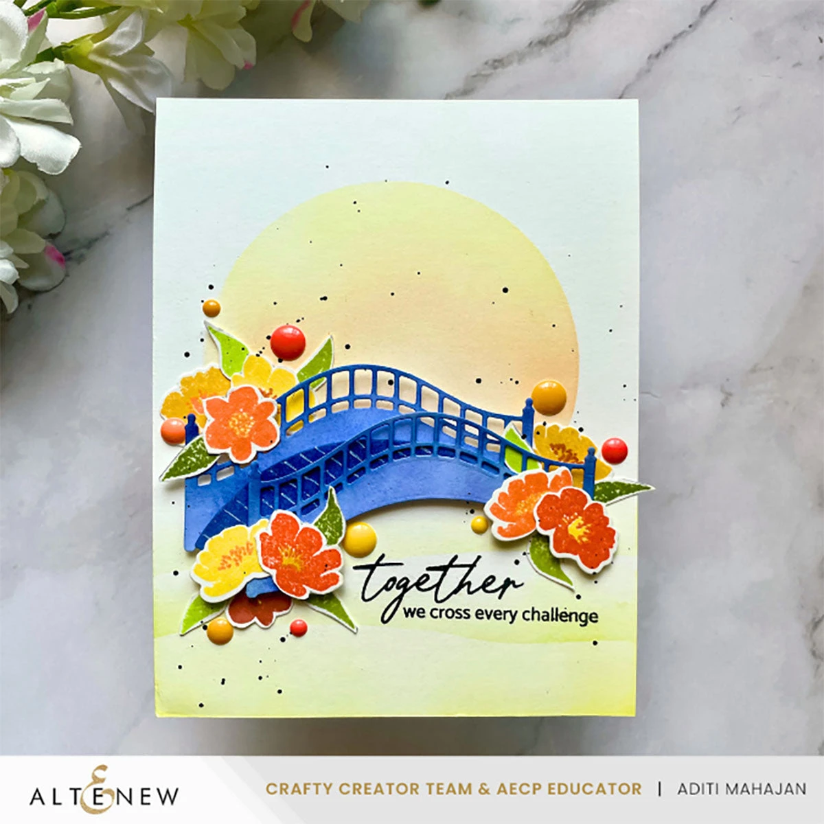 Altenew Mandarin Burst Fresh Dye Ink Pad Alt8861 5 Altenew Mandarin Burst Fresh Dye Ink Pad Alt8861 - Image 3