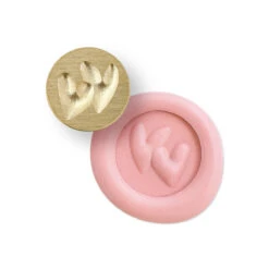 Altenew Mini Double Hearts Wax Seal Stamp Alt10704