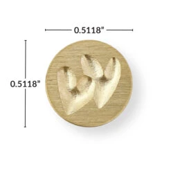 Altenew Mini Double Hearts Wax Seal Stamp Alt10704 -Simon Says Stamp Altenew Mini Double Hearts Wax Seal Stamp alt10704 dimensions