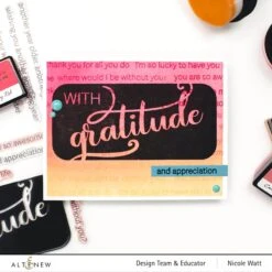 Altenew Modern Greetings Clear Stamps Alt4830* -Simon Says Stamp Altenew Modern Greetings Clear Stamps alt4830 ombre