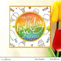 Altenew Modern Greetings Clear Stamps Alt4830* -Simon Says Stamp Altenew Modern Greetings Clear Stamps alt4830 shaker card