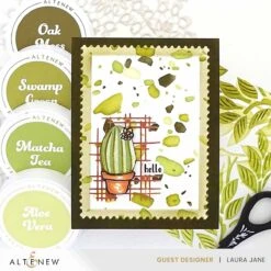 Altenew Oak Moss Fresh Dye Ink Pad Alt8622 7 Altenew Oak Moss Fresh Dye Ink Pad Alt8622 -Simon Says Stamp Altenew Oak Moss Fresh Dye Ink Pad alt8622 cactus
