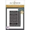 Altenew One-Go Solid Sentiment Strips 2 Press Plate Alt10797 -Simon Says Stamp Altenew One Go Solid Sentiment Strips 2 Press Plate alt10797