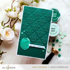Altenew Painted Grass Wax Seal Stamp Alt10705 -Simon Says Stamp Altenew Painted Grass Wax Seal Stamp alt10705 embossed