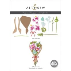Altenew Parchment Bouquet Layering Dies Alt10798