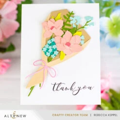 Altenew Parchment Bouquet Layering Dies Alt10798 12 Altenew Parchment Bouquet Layering Dies Alt10798 -Simon Says Stamp Altenew Parchment Bouquet Layering Dies alt10798 thank you