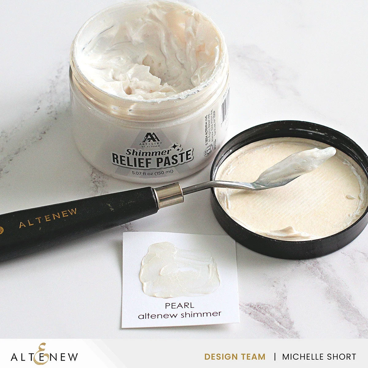 Altenew Pearl Shimmer Relief Paste Alt8496 6 Altenew Pearl Shimmer Relief Paste Alt8496 - Image 4