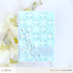Altenew Petal Palooza 3D Embossing Folder Alt10583 -Simon Says Stamp Altenew Petal Palooza 3D Embossing Folder alt10583 baby blue