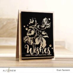 Altenew Rose Gold Crisp Embossing Powder Alt1970 -Simon Says Stamp Altenew Rose Gold Crisp Embossing Powder alt1970 wishes