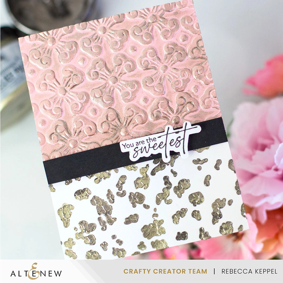 Altenew Rose Gold Shimmer Relief Paste Alt8498 4 Altenew Rose Gold Shimmer Relief Paste Alt8498 - Image 2