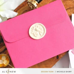 Altenew Soft Peonies Wax Seal Stamp Alt10706 -Simon Says Stamp Altenew Soft Peonies Wax Seal Stamp alt10706 pink