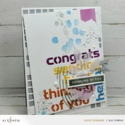 Altenew Stencil Art Nature Splashes And Add-on Die Set -Simon Says Stamp Altenew Stencil Art Nature Splashes and Add on Die Set congrats