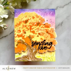 Altenew Stencil Art Strong Oak Add-On Dies Alt10754 -Simon Says Stamp Altenew Stencil Art Strong Oak Add On Dies alt10754 sending love