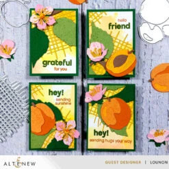 Altenew Sweet Apricots Layering Dies Alt10880 -Simon Says Stamp Altenew Sweet Apricots Layering Dies alt10880 hello friend