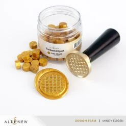 Altenew Wafer Texture Wax Seal Stamp Alt10932 -Simon Says Stamp Altenew Wafer Texture Wax Seal Stamp alt10932 golden