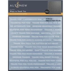 Altenew Ways To Thank You 3D Embossing Folder Alt10584