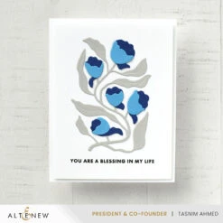 Altenew Whimsical Flower Vine Dies Alt10309* -Simon Says Stamp Altenew Whimsical Flower Vine Dies alt10309 blue flowers
