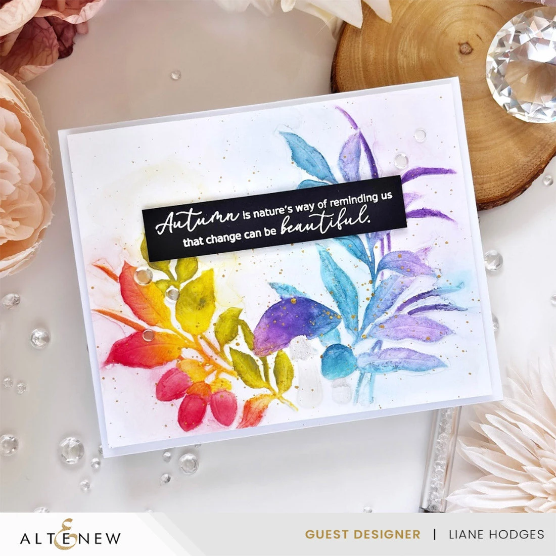 Altenew Woodland Path 3D Embossing Folder Alt10955 4 Altenew Woodland Path 3D Embossing Folder Alt10955 - Image 2