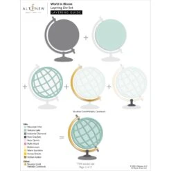 Altenew World In Bloom Layering Dies Alt10310* -Simon Says Stamp Altenew World in Bloom Layering Dies alt10310 layering guide