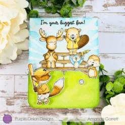 Purple Onion Designs Rookie Unmounted Cling Stamp Pod1403* 6 Purple Onion Designs Rookie Unmounted Cling Stamp Pod1403* -Simon Says Stamp Amanda Garrett Rookie Clay and Cheery Spectators 67277.1717391870