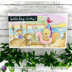 Purple Onion Designs Lilo Unmounted Cling Stamp Pod1343* -Simon Says Stamp Amanda Garrett Tiki Hut Iris Mimi Paloma 36729.1686713407