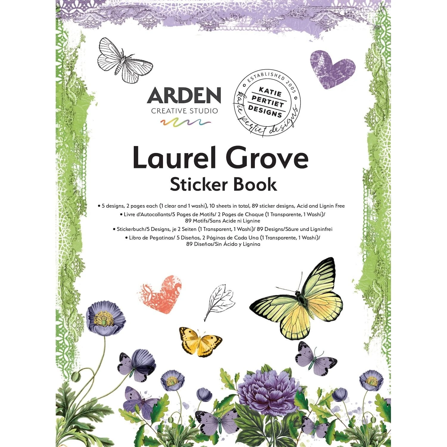 Arden Creative Studio Laurel Grove Sticker Book Acssb0001 3 Arden Creative Studio Laurel Grove Sticker Book Acssb0001