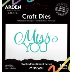 Arden Creative Studio Stacked Miss You Die Acscd0010