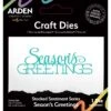 Arden Creative Studio Stacked Season's Greetings Die Acscd0017 2 Arden Creative Studio Stacked Season's Greetings Die Acscd0017 -Simon Says Stamp Arden Creative Studio Stacked Season s Greetings Die acscd0017