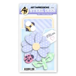 Art Impressions Flower And Bug Dies 6041
