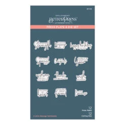 Spellbinders BetterPress A Little Message Sentiments Press Plate And Die Set BP-026 9 Spellbinders BetterPress A Little Message Sentiments Press Plate And Die Set BP-026 -Simon Says Stamp BP 026 Betterpress A Little Message Sentiments Pac 1152x1152 acc0277f ee85 49b4 8759 0bf3fe805f4a