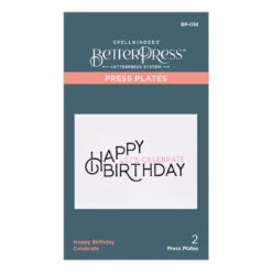Spellbinders BetterPress Happy Birthday Celebrate Press Plate BP-038* -Simon Says Stamp BP 038 Betterpress Happy Birthday Celebrate Pac 1152x1152 6df50f71 25c5 46ed 8998 b967af6bd2b4
