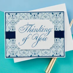 Spellbinders Copperplate Thinking Of You Press Plate Bp-101* -Simon Says Stamp BP 101 Copperplate Everyday Sentiments Copperplate Thinking of You Project 2