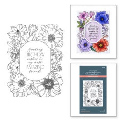 Spellbinders Mirrored Arch Blooms Press Plates Bp-106* -Simon Says Stamp BP 106 Mirrored Arch Mirrored Arch Blooms Combo