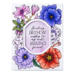 Spellbinders Mirrored Arch Blooms Press Plates Bp-106* -Simon Says Stamp BP 106 Mirrored Arch Mirrored Arch Blooms Project 1