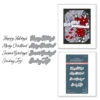 Spellbinders Sending Joy Sentiments Press Plate & Die Set Bp-204 2 Spellbinders Sending Joy Sentiments Press Plate & Die Set Bp-204 -Simon Says Stamp BP 204 Home for the Holidays Sending Joy Sentiments Combo